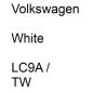 Preview: Volkswagen, White, LC9A / TW.